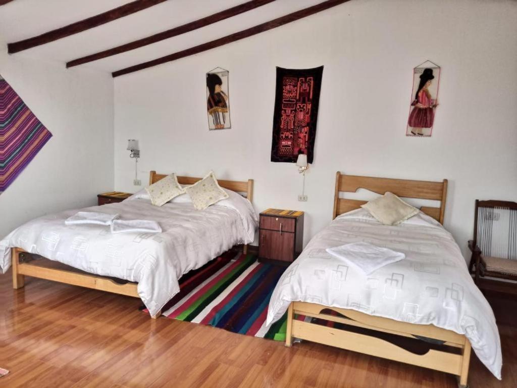 Hostal Inca Uma Comunidad Yumani Buitenkant foto