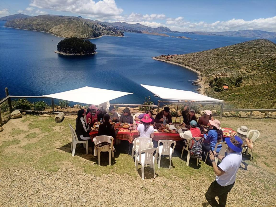 Hostal Inca Uma Comunidad Yumani Buitenkant foto