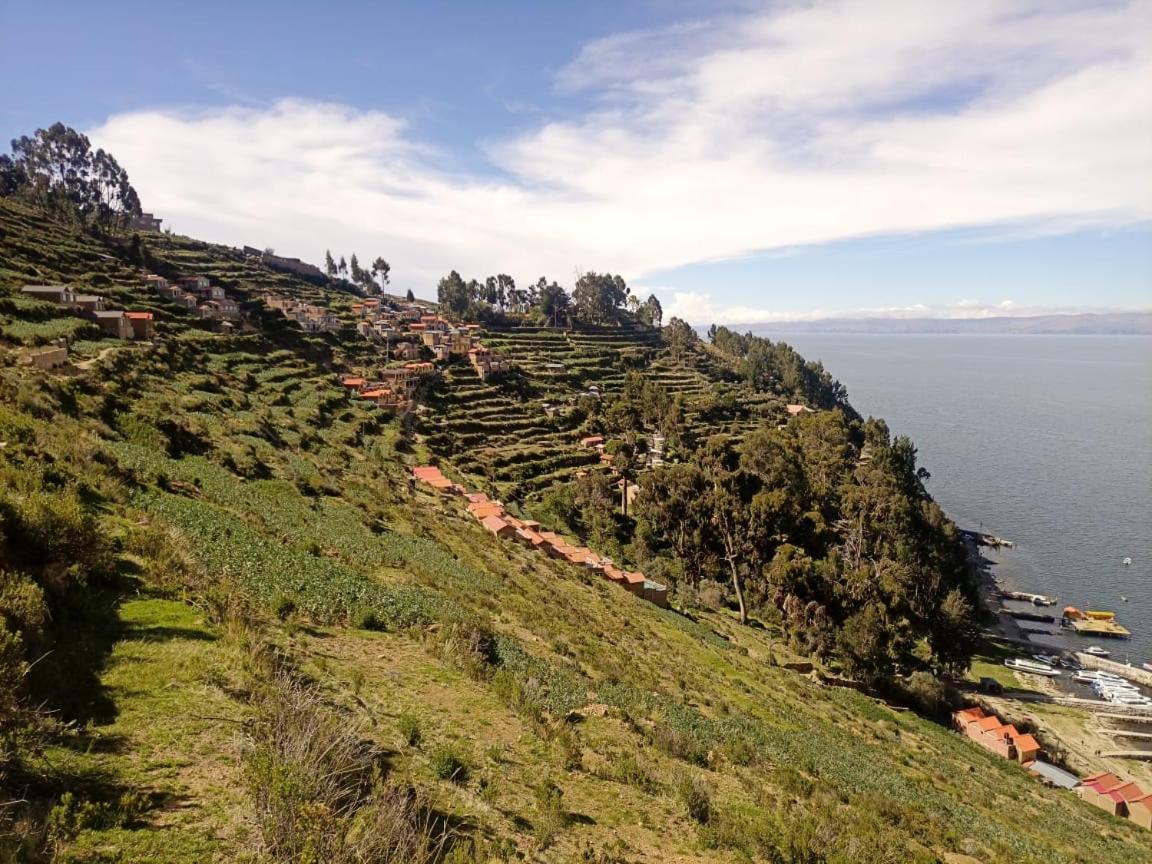 Hostal Inca Uma Comunidad Yumani Buitenkant foto