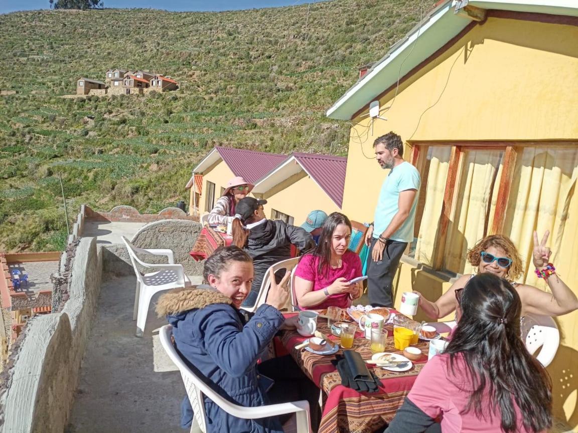 Hostal Inca Uma Comunidad Yumani Buitenkant foto